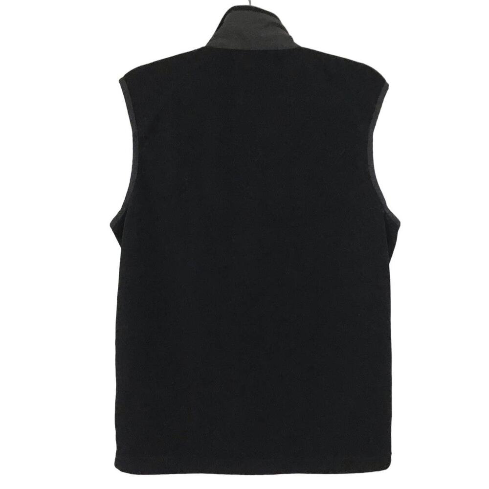 REI Polartec Fleece Outdoor Co Op Black Insulated Zip Front Vest sz Small Med - Picture 2 of 7
